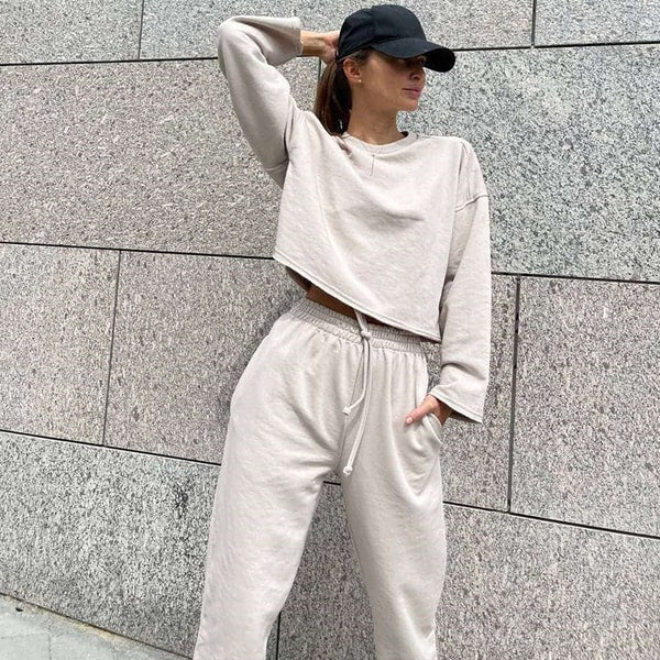 Stilla | Træningssæt Afslappet pasform Langærmet skjorte Elastisk buks