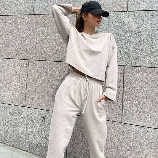 Stilla | Træningssæt Afslappet pasform Langærmet skjorte Elastisk buks