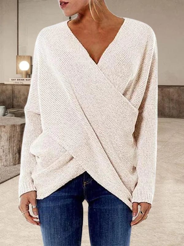 Stilla | Krydset sweater. Af berusende skønhed