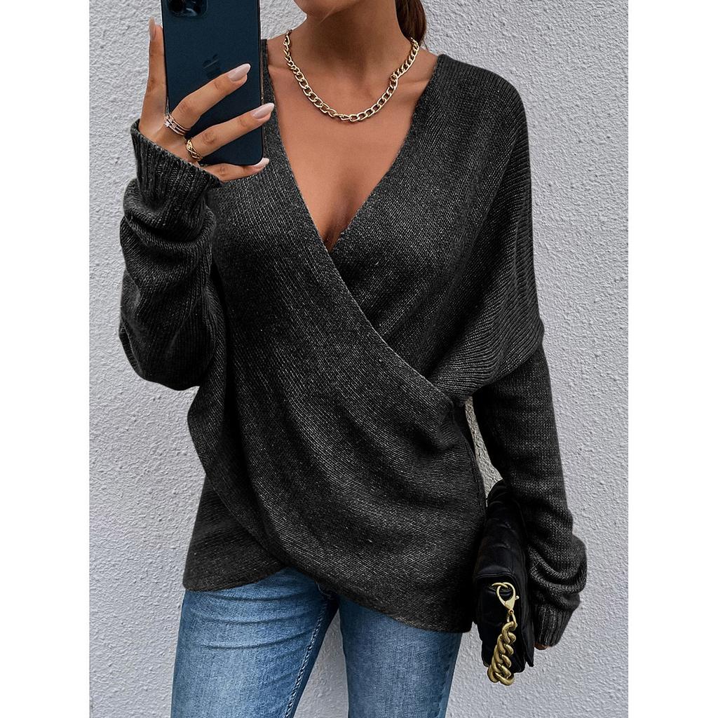 Stilla | Krydset sweater. Af berusende skønhed