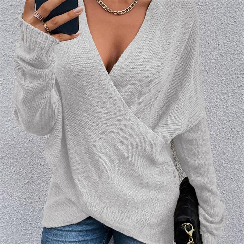 Stilla | Krydset sweater. Af berusende skønhed