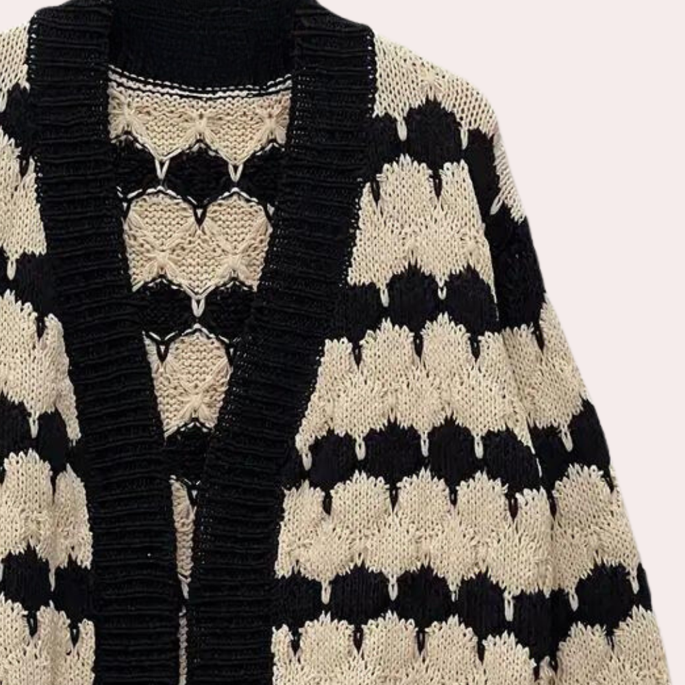 Stilla | Moderne Varm Strikket Cardigan Til Kvinder