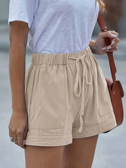 Stilla | Pastelfarvede Bukser med Høj Talje og Snøre