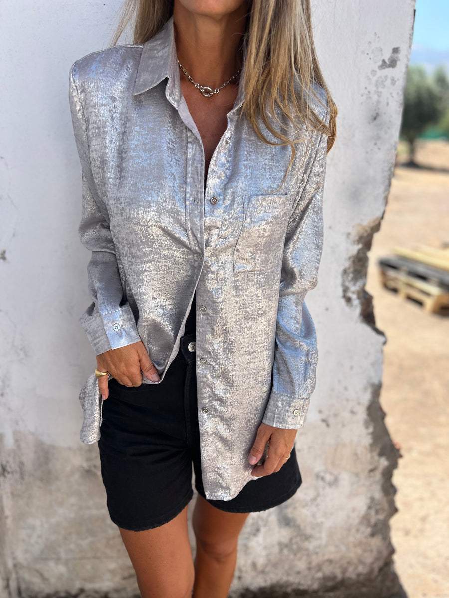 Stilla | Læderlook Casual Med Fold