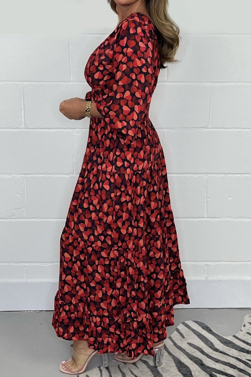 Stilla | Maxi Kjole Med Flydende Look