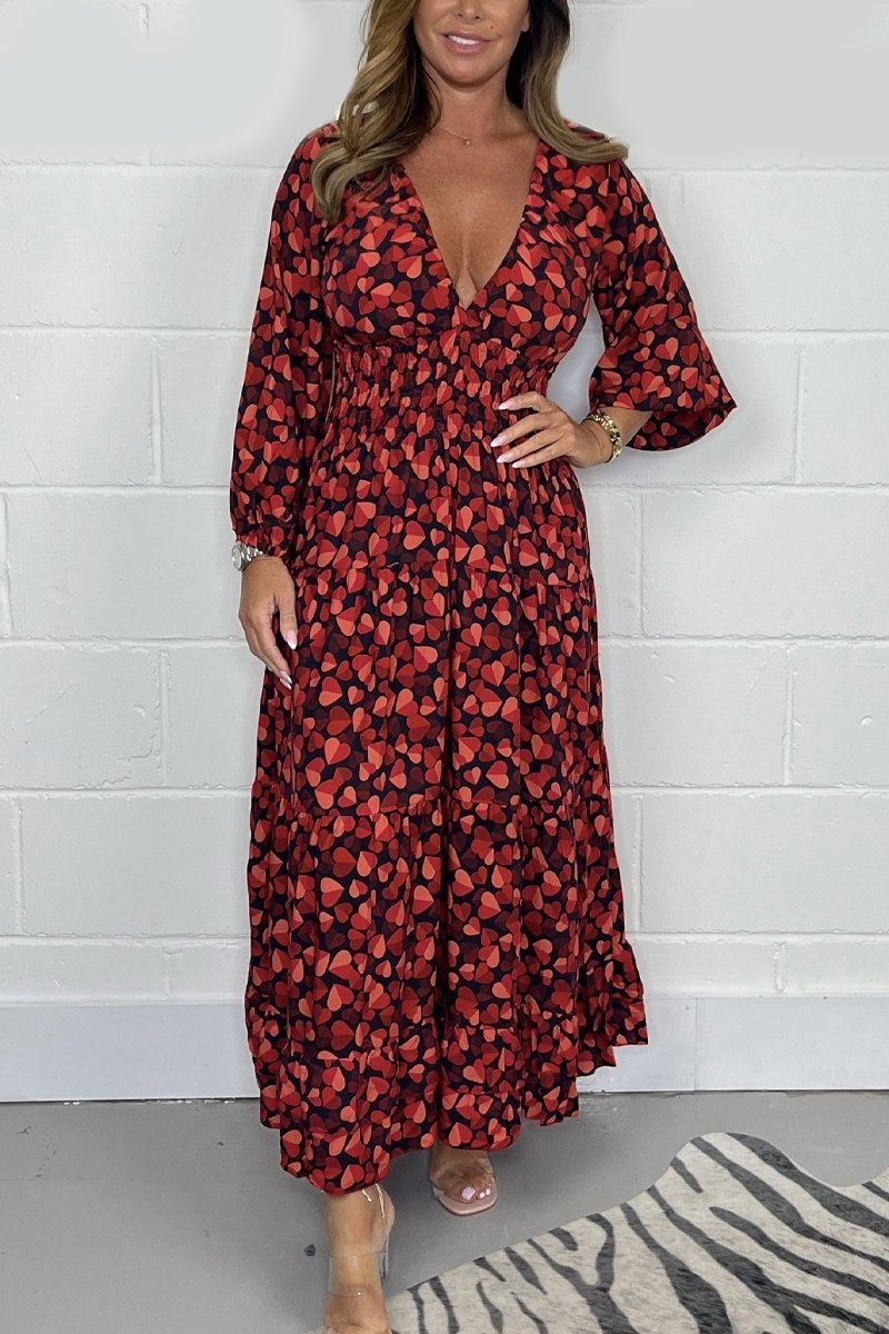 Stilla | Maxi Kjole Med Flydende Look