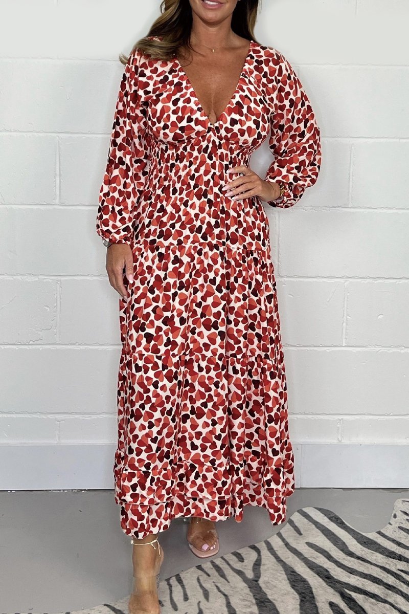 Stilla | Maxi Kjole Med Flydende Look