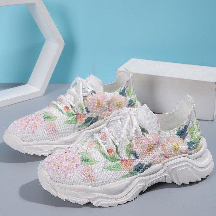 Stilla | Blomster mønster Sneakers Dame
