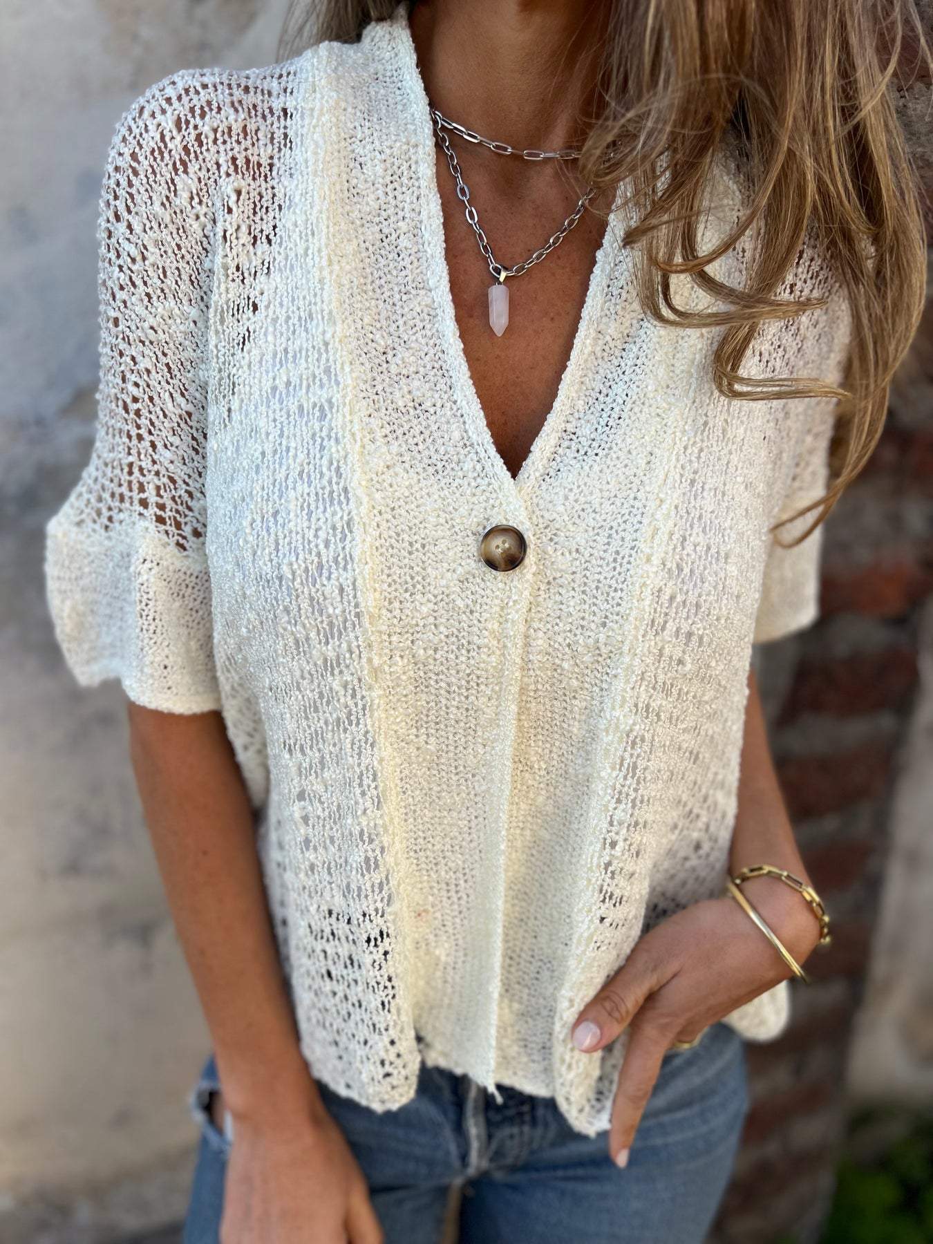 Stilla | Elegante Texturet Top