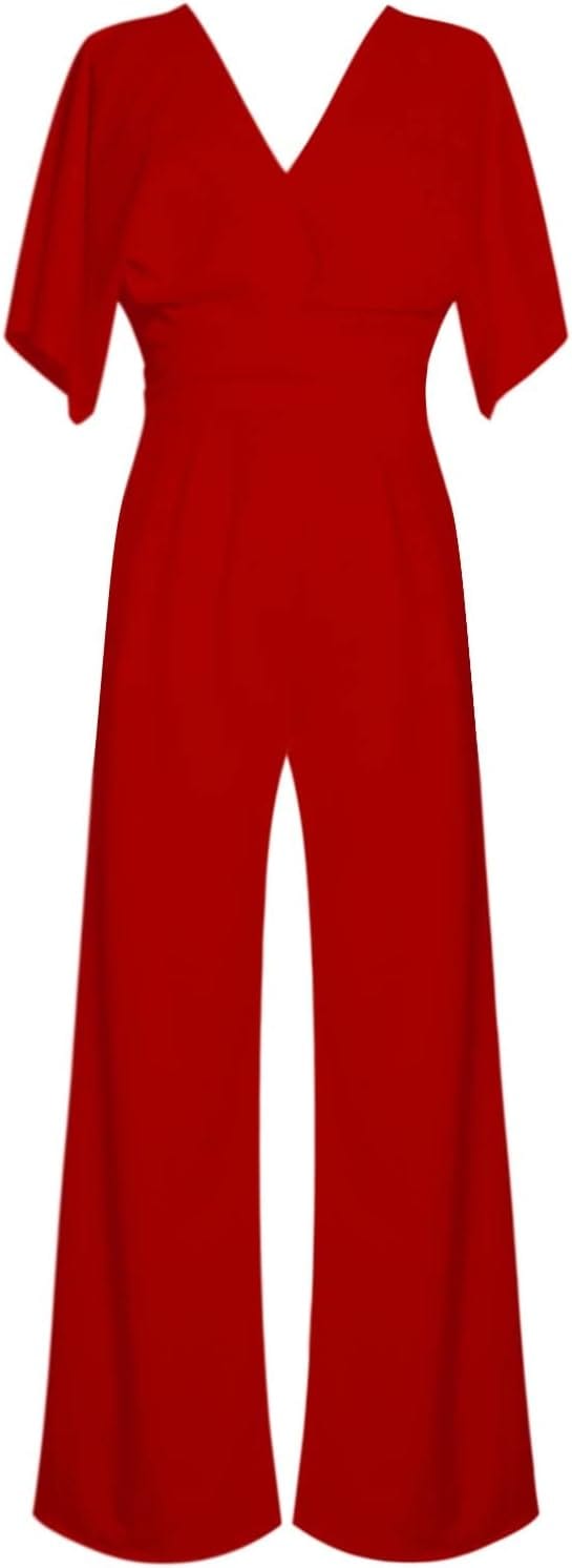 Stilla | Elegant V-udskæring Jumpsuit