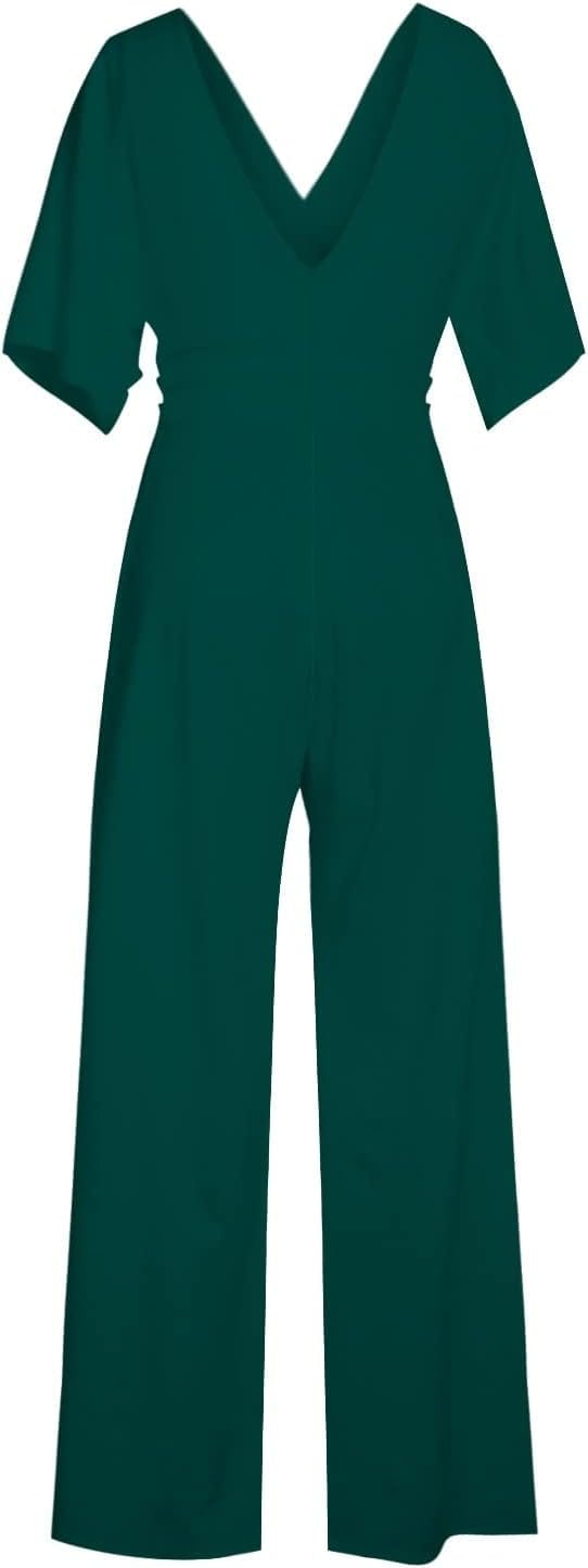 Stilla | Elegant V-udskæring Jumpsuit