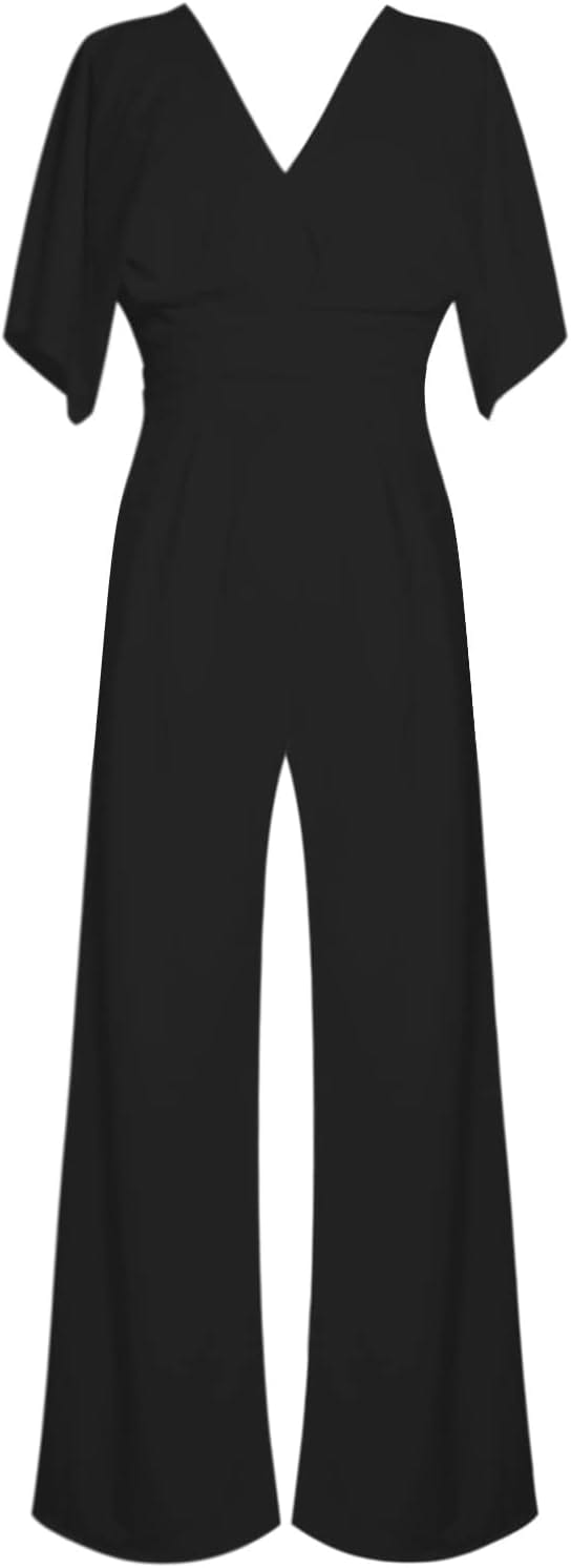 Stilla | Elegant V-udskæring Jumpsuit