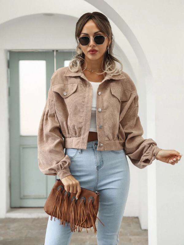 Stilla | Cropped Bomber Jakke til Kvinder