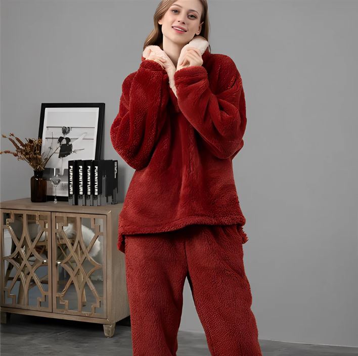 Stilla | Cozy Fleece Pyjamassæt Til Kvinder