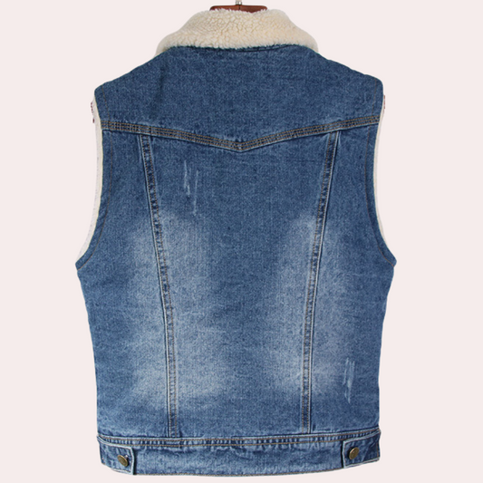 Stilla | Stilfuld Denimvest til Kvinder