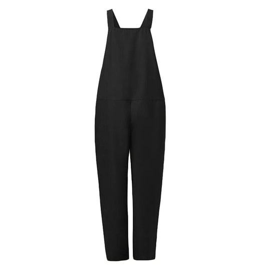 Stilla | Overalls Jumpsuit Lavet Af Løst Bundet Bomuld Og Hør
