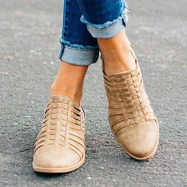 Stilla | Heel Sko Tyk Hæl Lynlås Sandaler