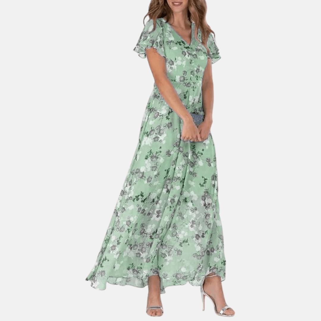 Stilla | Blomstret A-linje Kjole