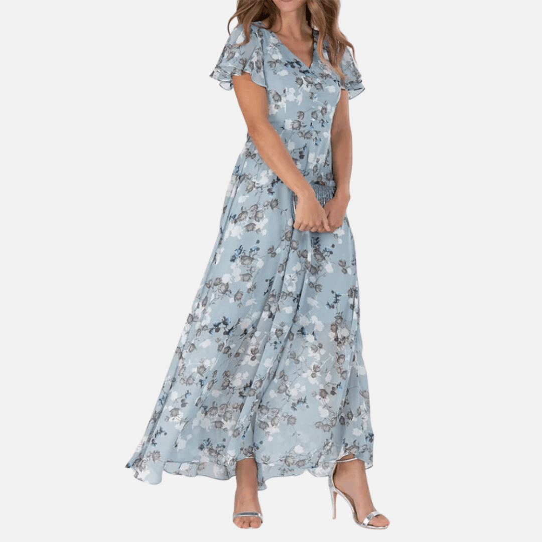 Stilla | Blomstret A-linje Kjole
