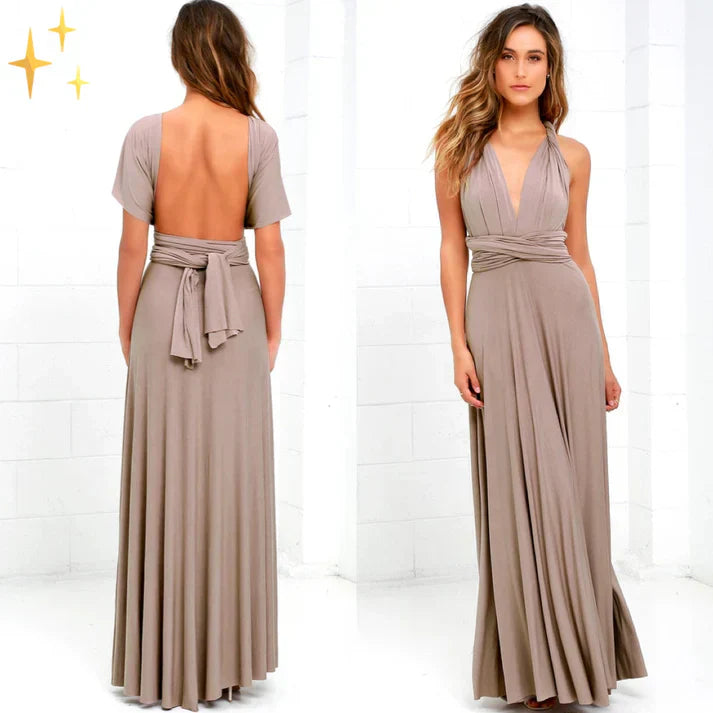 Stilla | Forandringsbart Elegant Kjole i Alsidig Wrap-look