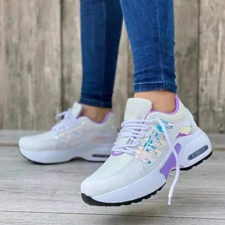 Stilla | Dame Sneakers Stilfuld Subtile Farveaccent Egnet Til Hver Outfit