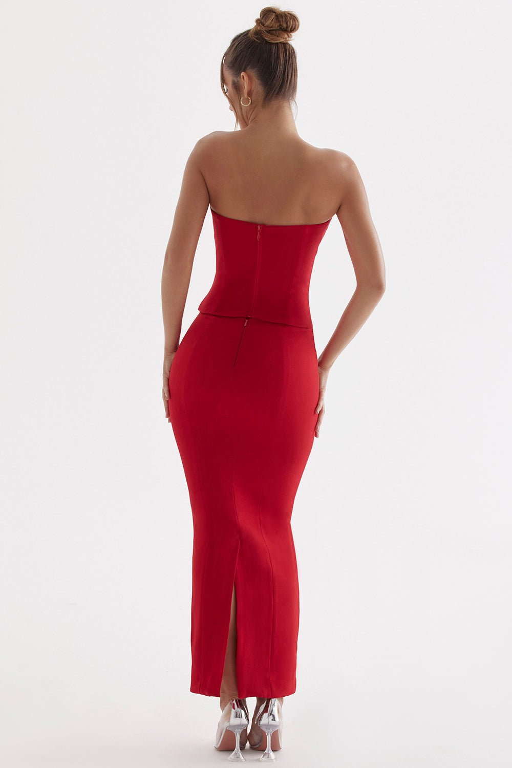 Stilla | Red Rose Taucha Korset Med Maxi Nederdel