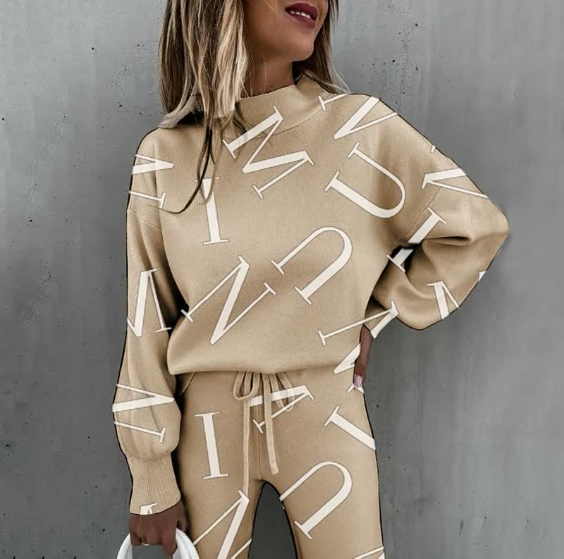 Stilla | Trendig Printed Tracksuit Til Kvinder