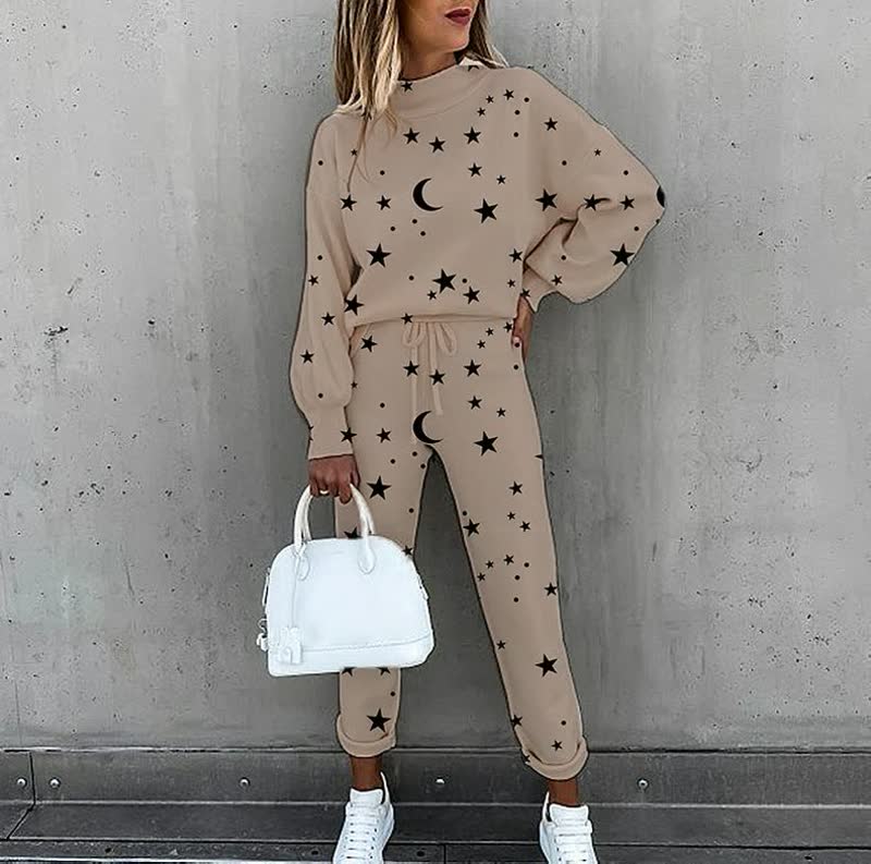 Stilla | Trendig Printed Tracksuit Til Kvinder