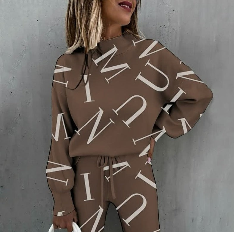 Stilla | Trendig Printed Tracksuit Til Kvinder