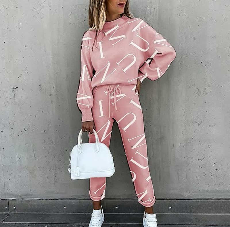 Stilla | Trendig Printed Tracksuit Til Kvinder