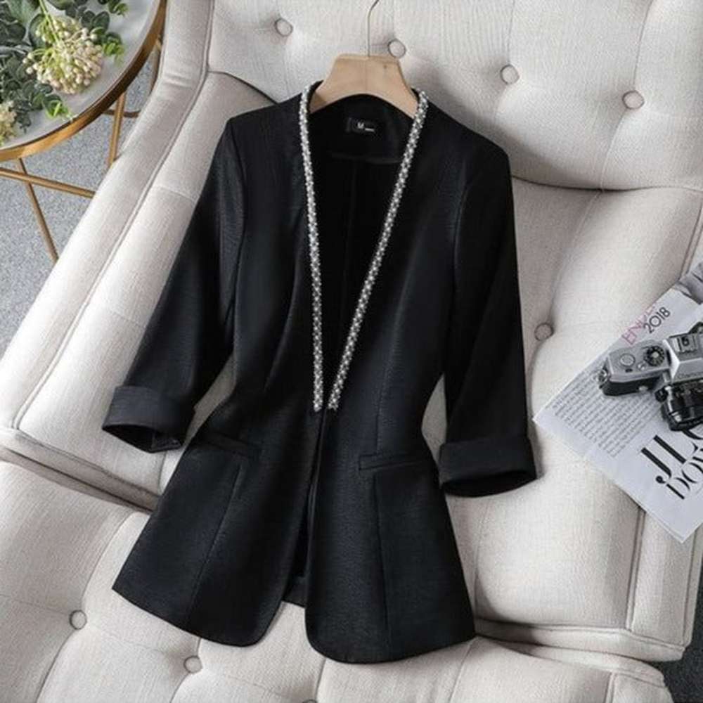 Stilla | Casual Blazer Med Halvlange Ærmer