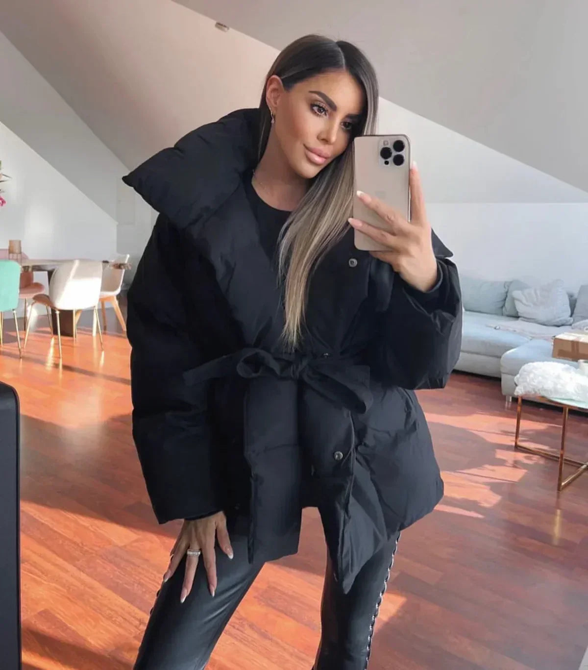 Stilla | Elegant Steppet Frakke