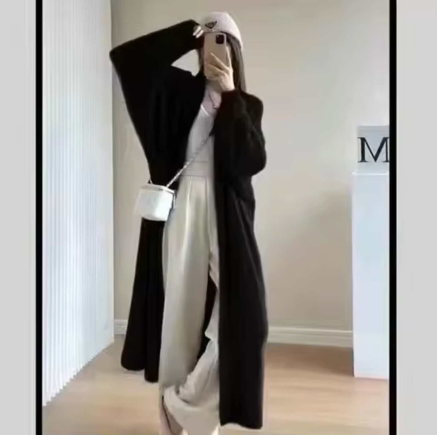 Stilla |Lang cashmere strik cardigan