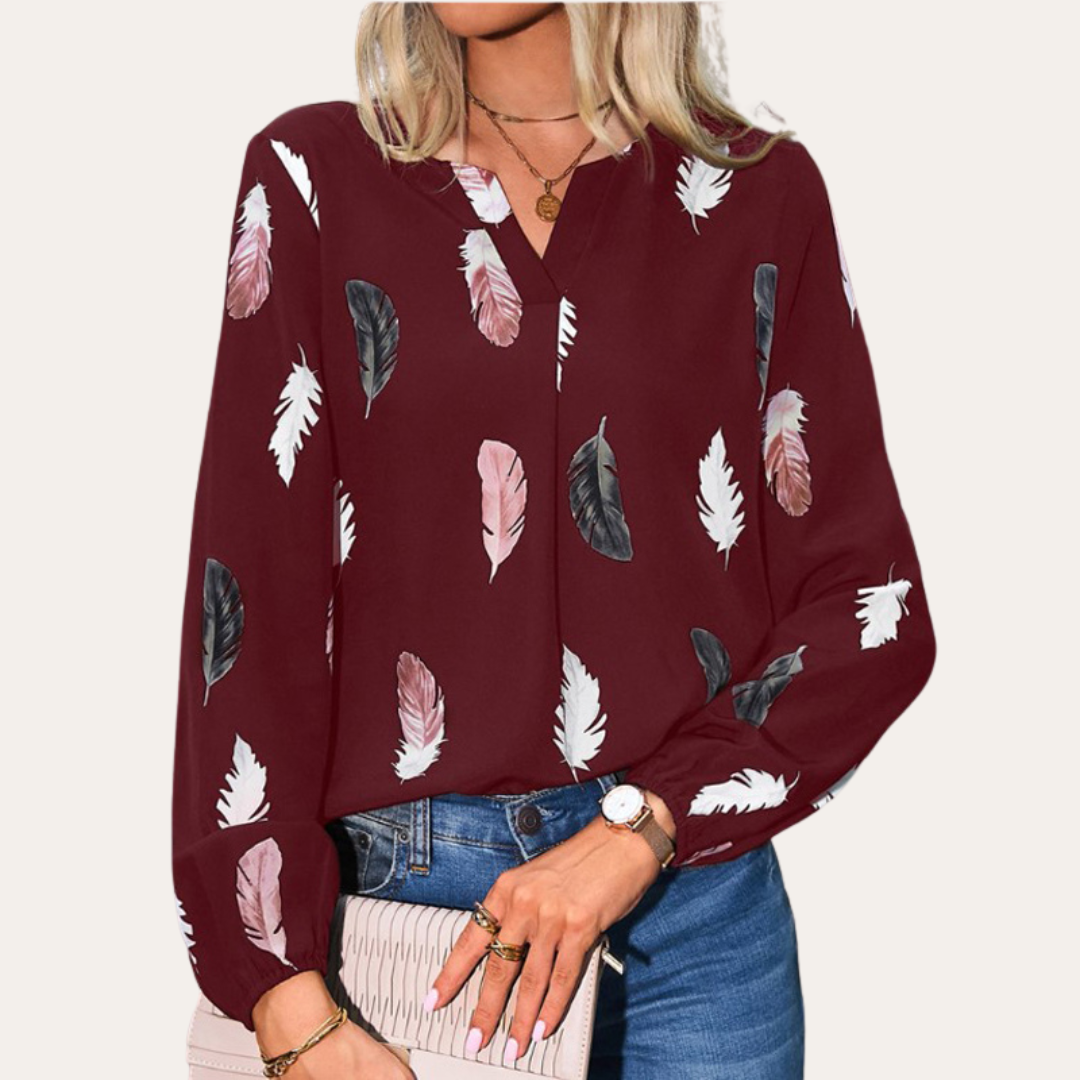 Stilla | Kvinders Chiffon Fedtprint Bluse