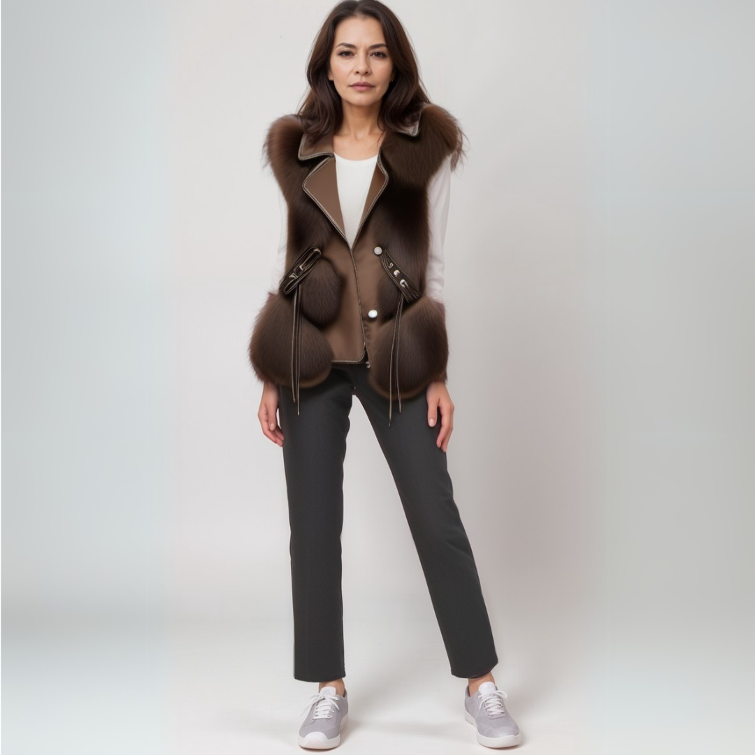 Stilla | Gilet af arktisk pels