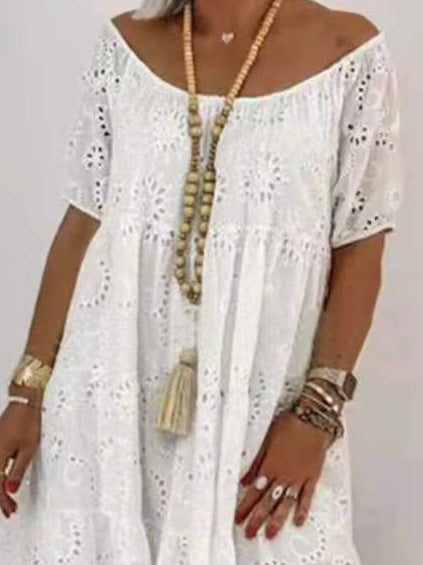 Stilla | Kvinders Kjoler Løs En Skulder Kortærmet Kjole