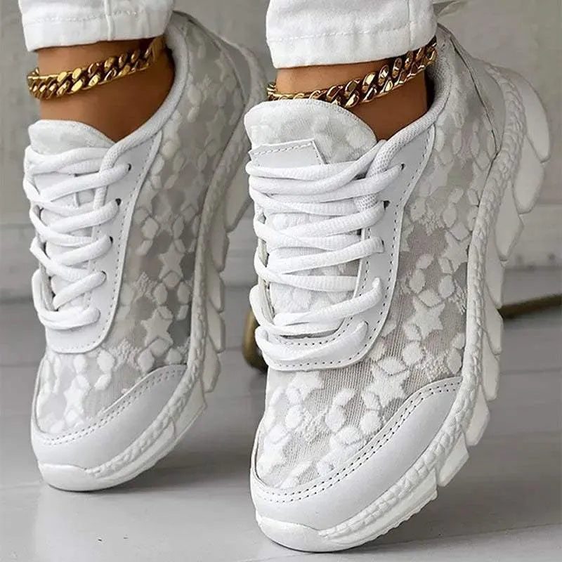Stilla | Sneakers Trendy Stil Åndbart Materiale Perfekt Til Daglig Brug