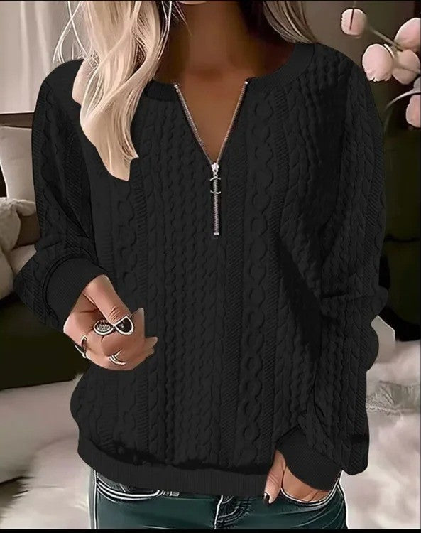 Stilla | Pullover Af Drejet Strik