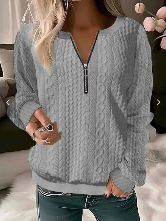 Stilla | Pullover Af Drejet Strik