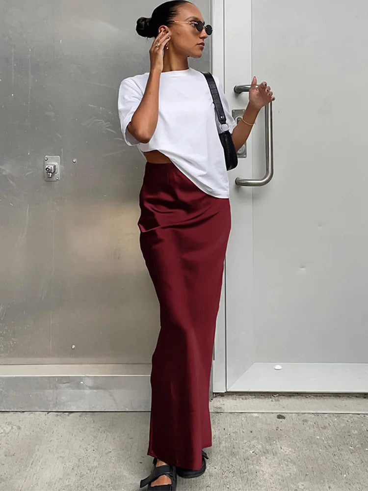 Stilla | Elegante Nederdele Satin
