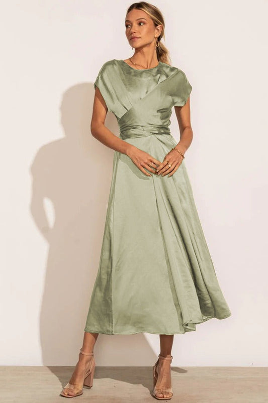 Stilla | Elegant Kjole Med Flot Drapering Til En Sofistikeret Stil
