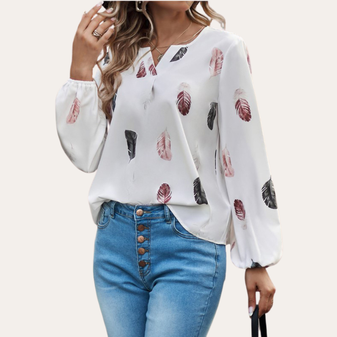 Stilla | Kvinders Chiffon Fedtprint Bluse