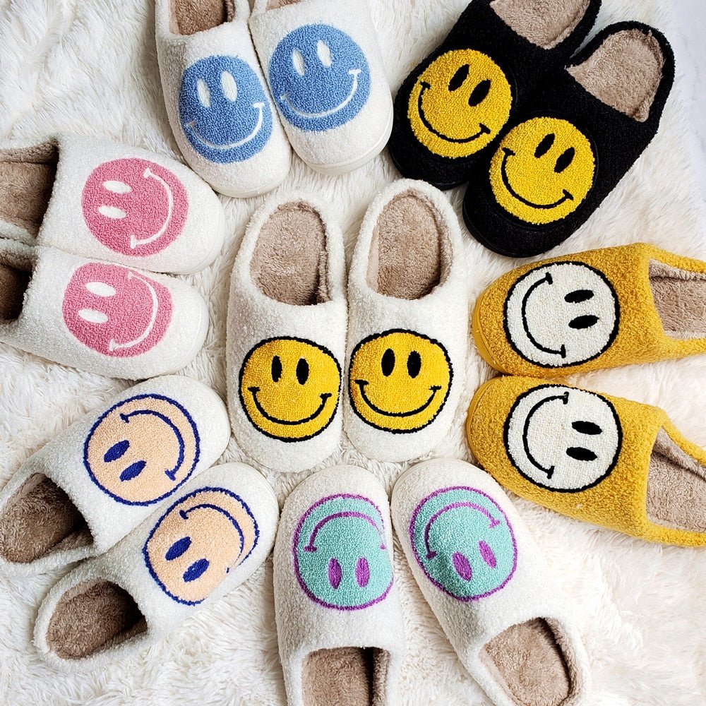Stilla | Stort Smiley Mønster Filtklipklapper