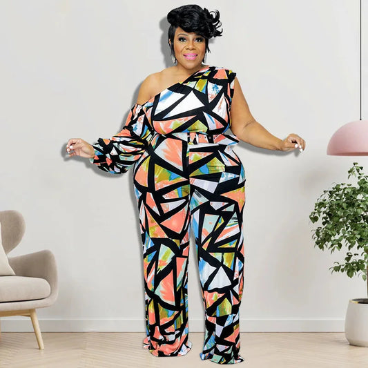 Stilla | Kvinders 2 5xl Fashion Designer Rygfri Jumpsuits (plus Størrelse)