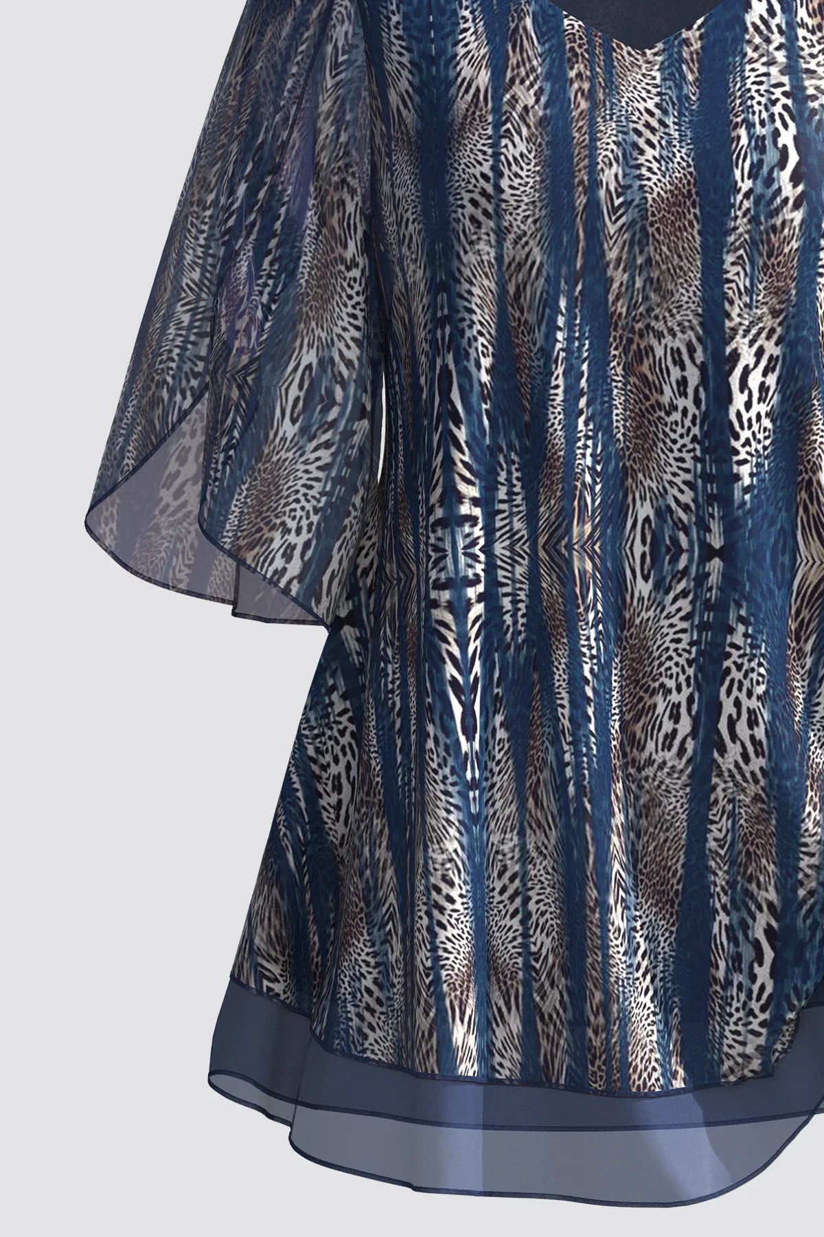 Stilla | Kvinders 3 5xl Mode Designer Toppe Bluse T-Shirts (plus Størrelse)