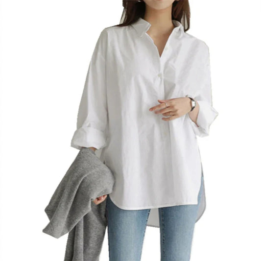 Stilla | Kvinders Asymmetrisk Skjorte Mode Designer 4 8xl Langærmede Toppe (plus Størrelse)