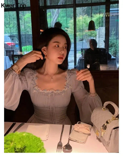 Stilla | Kvindernes Rygfri Mode Designer A-Line Årgang Kjoler (lang)