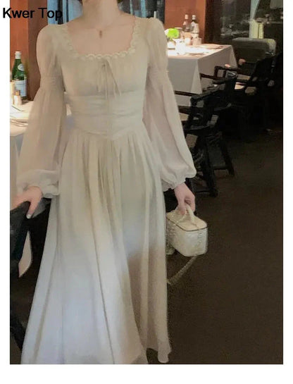 Stilla | Kvindernes Rygfri Mode Designer A-Line Årgang Kjoler (lang)