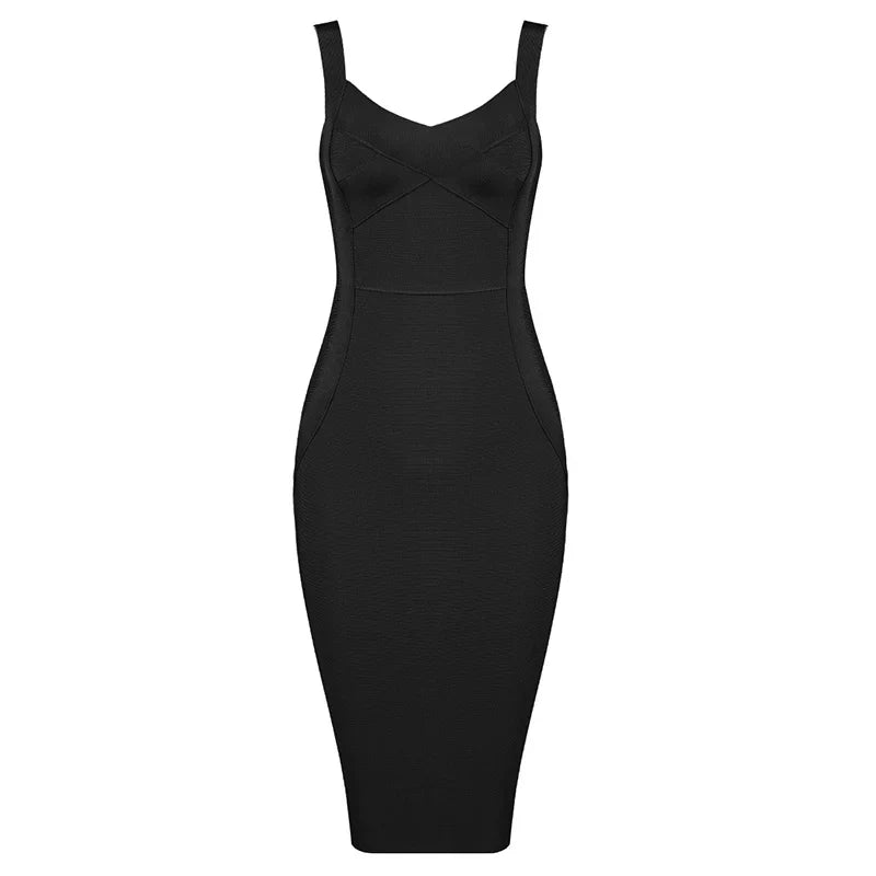 Stilla | Kvinders Bandage Mode Designer Bodycon Kjoler (midi)