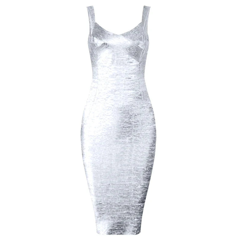 Stilla | Kvinders Bandage Mode Designer Bodycon Kjoler (midi)